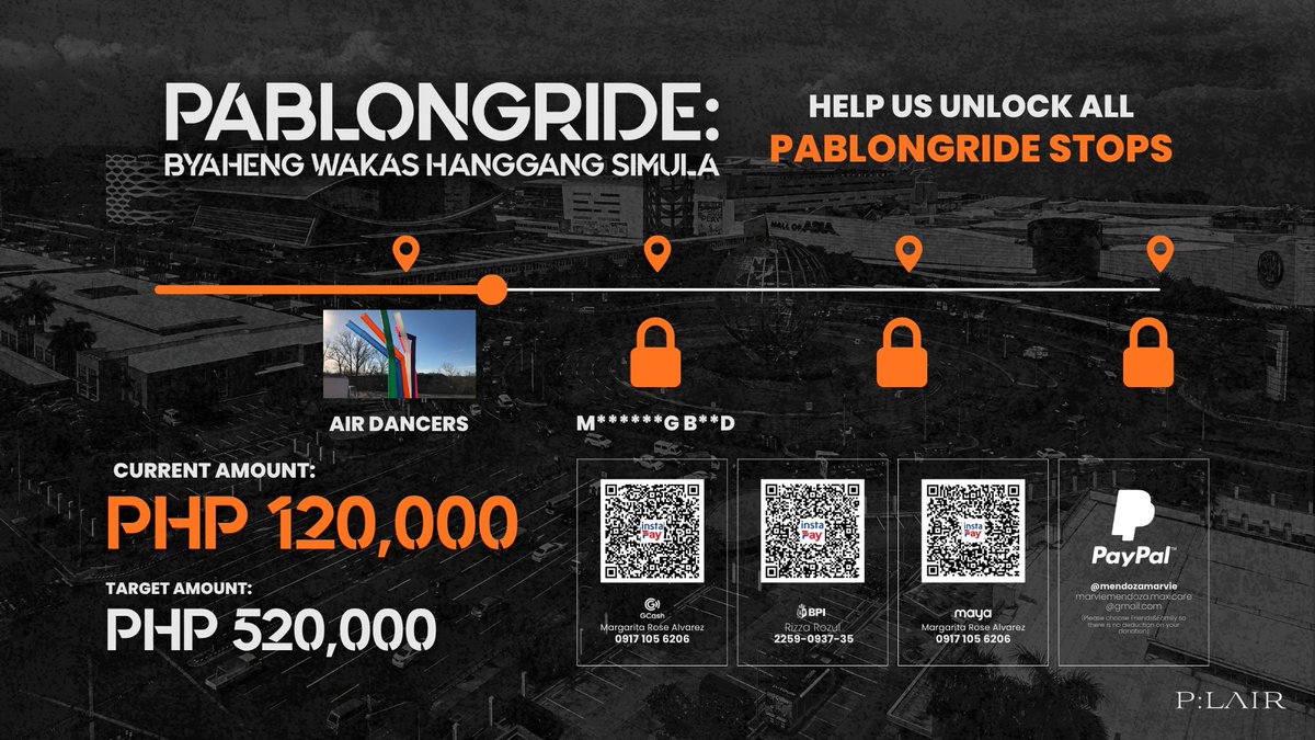 We reached the first stop! ✋🏼 Help us to unlock the next stops, you can also guess what is it! 🤭👀 See you there. 

Ride with us: tinyurl.com/PablongRideVer…

#PABLO <a href="/imszmc/">PABLO</a> 
#WASontheRoadwithPABLO