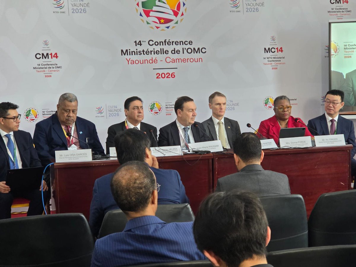TESSForum's tweet image. TESS welcomes the delivery of the Ministerial Statement of the WTO Dialogue on Plastics Pollution and Environmentally Sustainable Plastics Trade (DPP) at #WTOMC14.
 
This milestone reflects the sustained engagement and shared commitment of 80+ Members and co-coordinators
