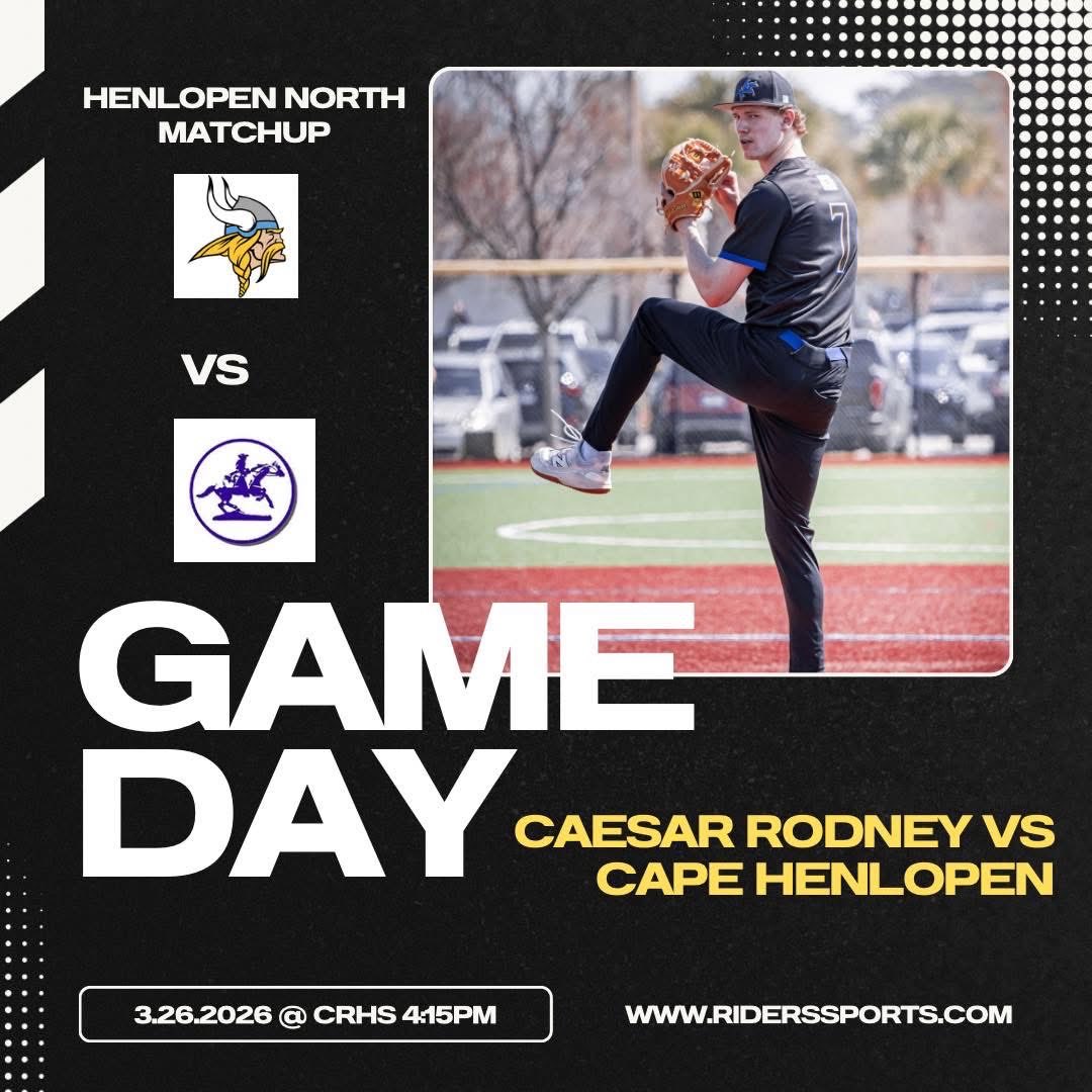 Baseball1CR's tweet photo. It’s GAME DAY!!! See you at 4:15 as the Riders take on the Cape Vikings at home. GO RIDERS https://t.co/qEdlcYAQdx