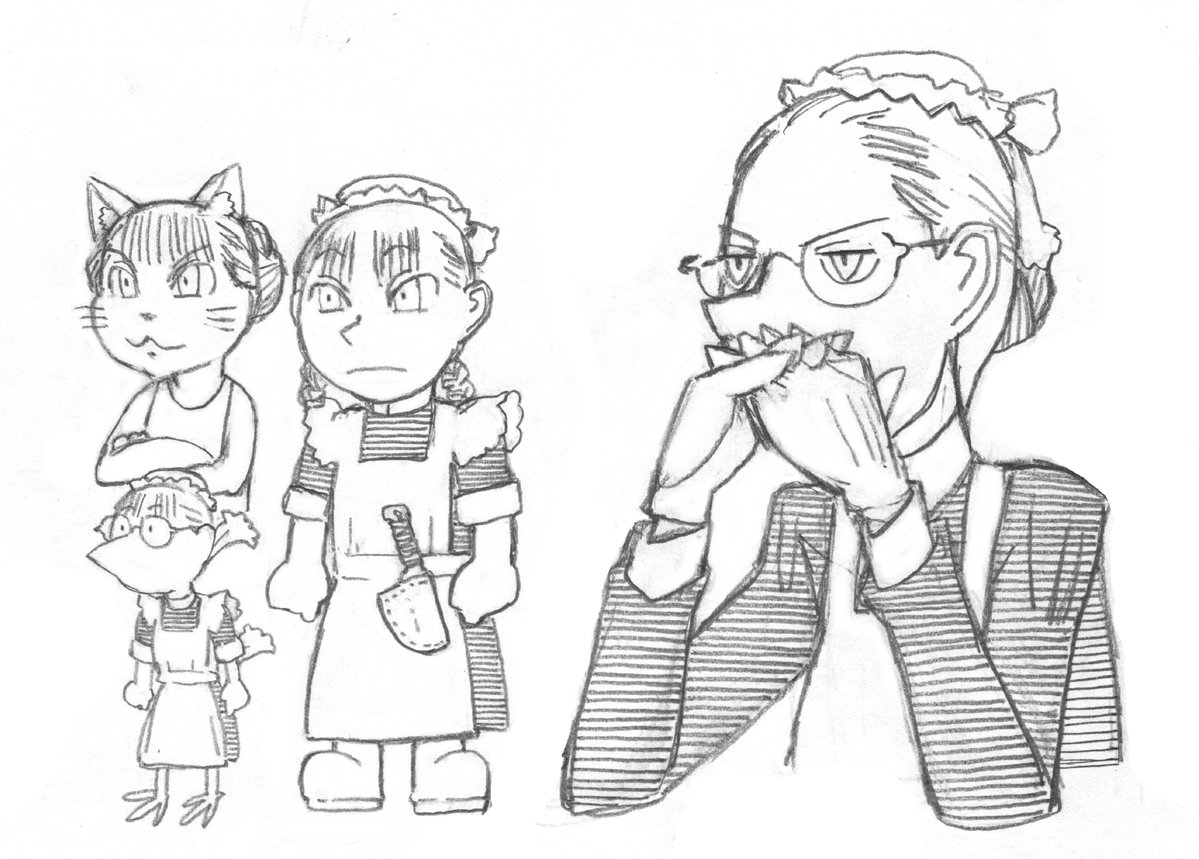 【圧迫面接】
メイド長と船長たちによる極寒カニ漁船船員メイド選抜会場 