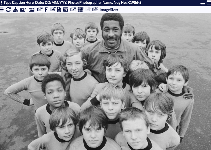 NewsUKArchives's tweet photo. Off to see the #ClydeBest film tonight: Transforming the Beautiful Game: The Clyde Best Story. Scanning some archive negs from this piece "The other Mr Best"  in the office today from 1981. Best playing with local East End kids - I wonder if any of these lads made it? @WestHam https://t.co/4jxa67F6Ta