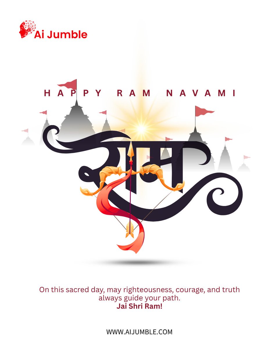 Ram’s story is timeless.
Clarity. Discipline. Purpose.

Still the best framework for a future driven by AI.

#ramnavami #aI #futureready #trend 
#hindu