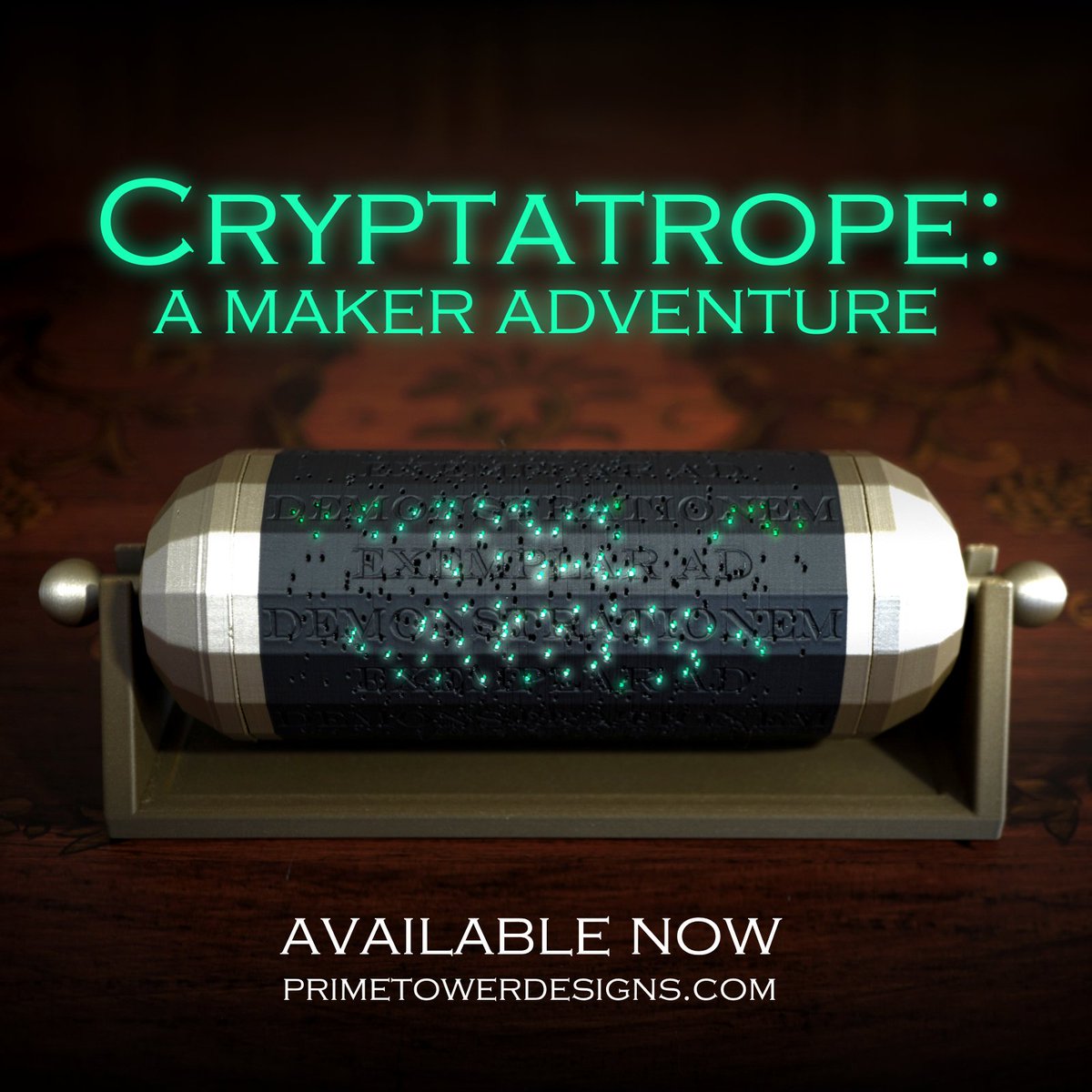 prime_tower_3d's tweet photo. Cryptatrope is now live.

After a successful crowdfund, my optical maker adventure is ready. Print → Decode → Advance.

Link in replies. #3dprinting https://t.co/mMoSVAFKqE