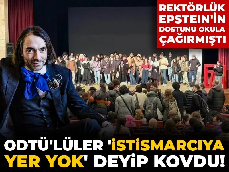 ODTÜ'lüler 'İstismarcıya yer yok' deyip kovdu! 

Rektörlük Epstein'in dostunu okula çağırmıştı

halktv.com.tr/dunya/odtulule…