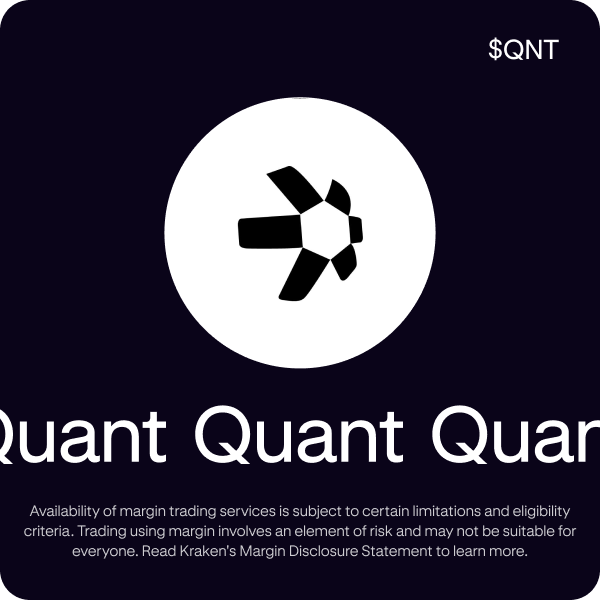 krakenpro's tweet photo. 📣 New USD margin pair available!

✅ $QNT 

*Geographic restrictions may apply