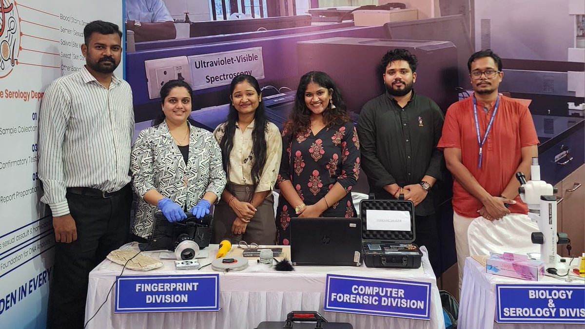 NFSU_Goa's tweet photo. Students of NFSU Goa Campus visited the three-day State Level Exhibition on Nyaya Sanhita at Kala Academy, Panaji, on March 26, 2026. Organised by Goa Police in collaboration with the Dept. of Prosecution, Forensic Science, Prisons, and Health, the exhibition featured thematic stalls and 40-minute skits to sensitise stakeholders on the major reforms of the new legal framework. The visit provided students with critical insights into the end-to-end handling of criminal cases—from the initial scene of crime investigation to trial and sentencing—underlining the enhanced role of forensic evidence in ensuring a time-bound and transparent justice system.