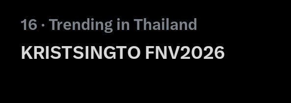 KRISTSINGTO TRENDS tweet media