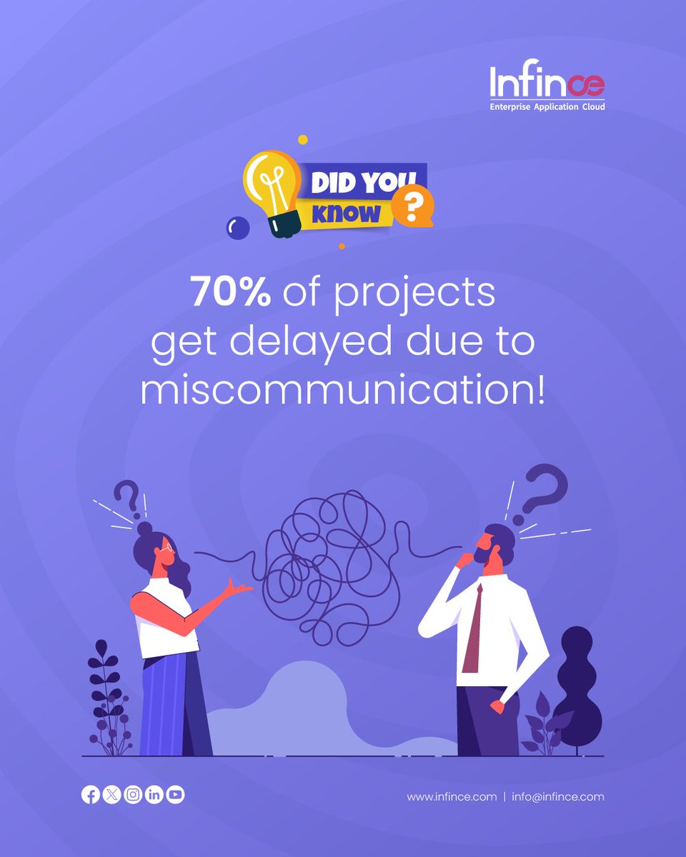 Miscommunication can slow down projects and create unnecessary delays.
Infince brings team communication, task tracking, and real-time updates into one unified workspace.

Keep your projects moving with clear communication, try infince.com

#Infince #TeamCommunication
