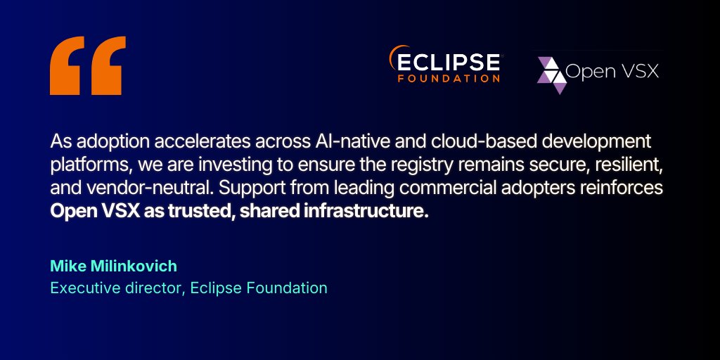 Eclipse Foundation tweet media