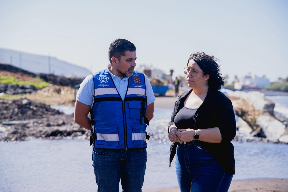CabildoLaGomera's tweet image. 🚨 #emergencias | Seguimiento de las zonas afectadas por la borrasca Therese en Valle Gran Rey ⛈️

🦺 Representantes y personal técnico del Cabildo de La Gomera, el @territoriocan_ y @Ayto_VGR han realizado hoy una visita de evaluación a las zonas más perjudicadas del municipio.