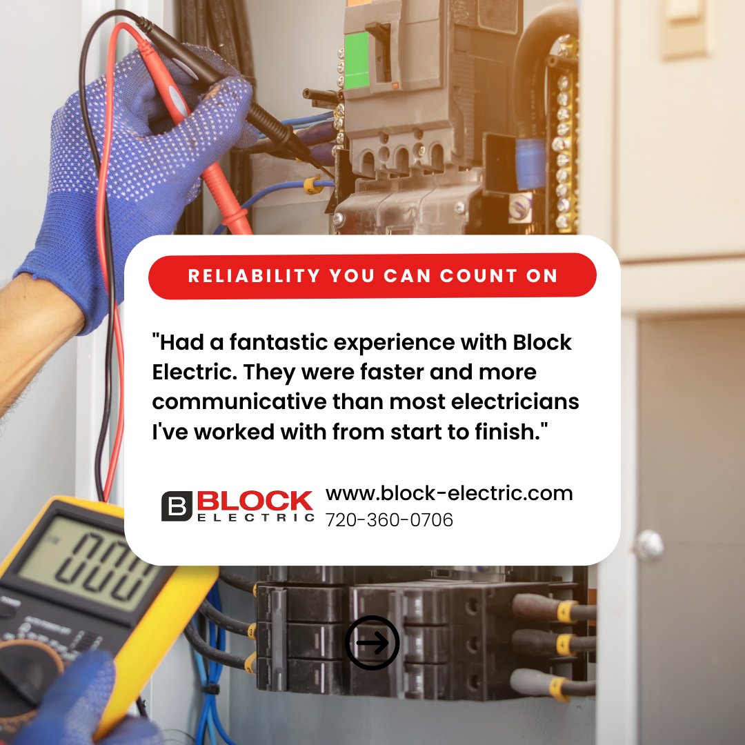 block_electric's tweet photo. Reliability You Can Count On

Strong communication, efficient timelines, and consistent follow-through are what keep clients coming back. Block Electric aims to be the electrician you trust—not just once, but for years to come.

Call For Your Free Estimate
720-360-0706 https://t.co/WdbyZXf3ZF