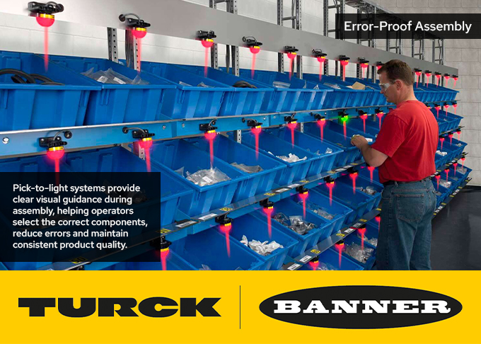TurckBannerUK's tweet image. 💡 Error-Proof Assembly

Pick-to-light guides operators to select the right components every time.

Fewer errors. Better quality.

👉 bannerengineering.com/us/en/solution…

#TurckBanner #PickToLight #IndustrialAutomation