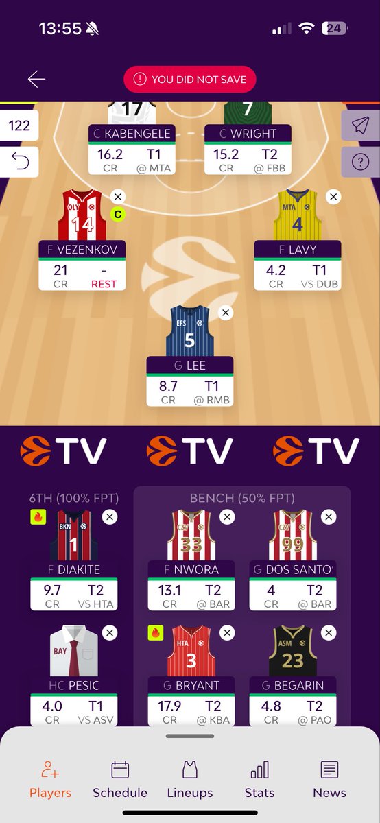 NoamFrishman's tweet photo. @RunbackPodcast 3 more changes to do…
(Trade in pesic) 
Who should I get in?
What do you think? https://t.co/t4cSUowCxq