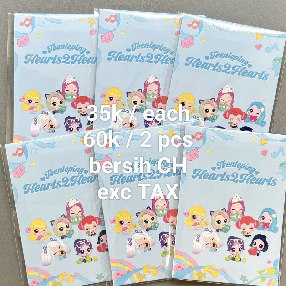 dalbitgochu's tweet photo. Sell trading card hearts2hearts murce rd ch exc tax 35k aja guys, yang mau boleh join go line yap

WTS WTT WTP WTA WTB WTS
https://t.co/desKWXzef1 https://t.co/pvKOfdaP4C