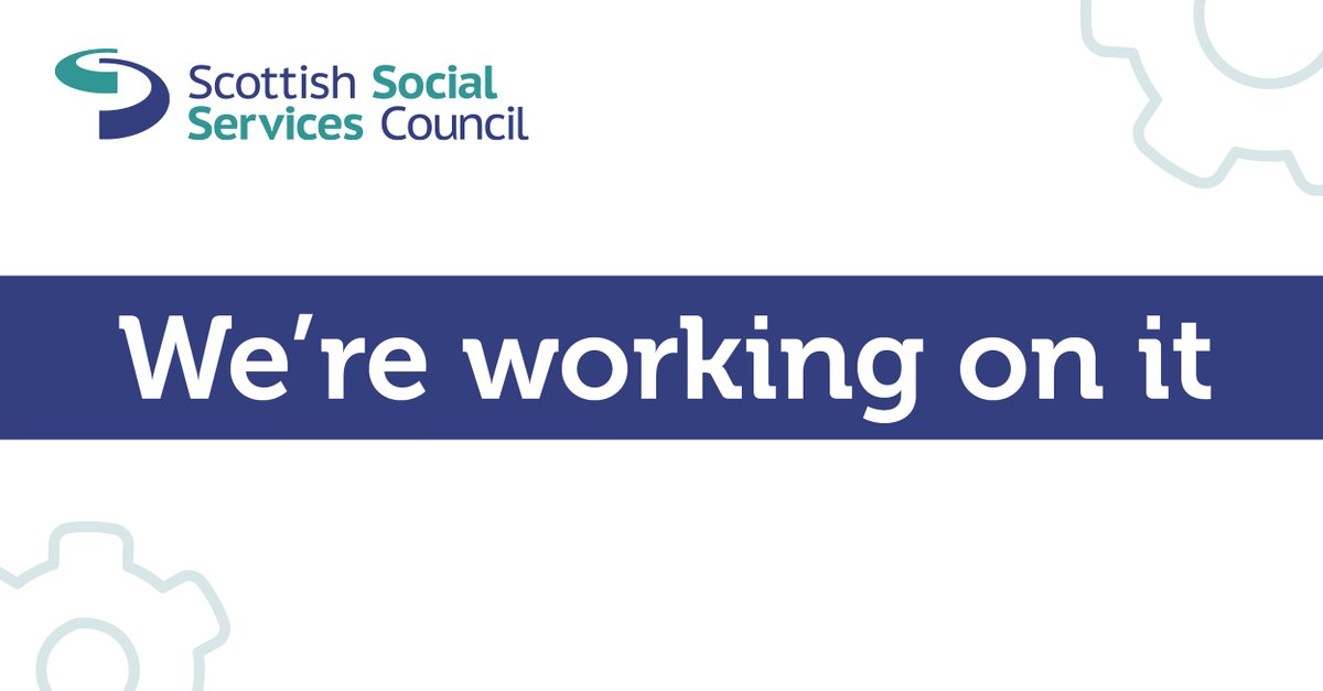 The Scottish Social Services Council tweet media
