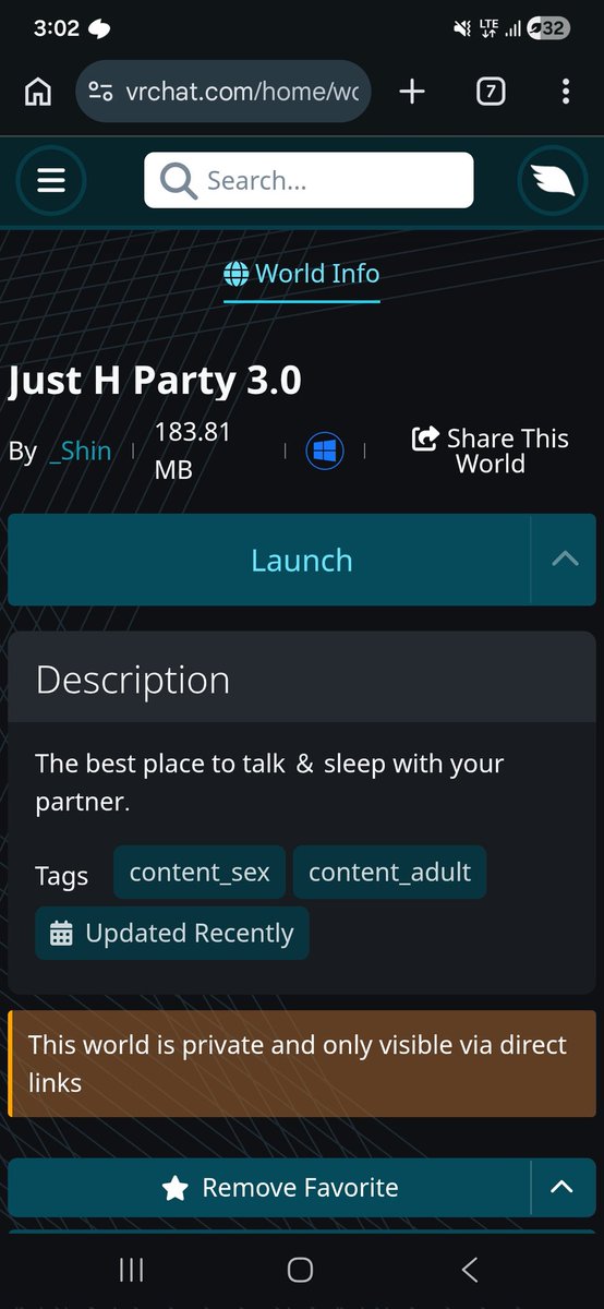 SH061319's tweet photo. JHP world is temporarily be private by VRC
Don't know why
Make it public again https://t.co/VnKCrBMN5F