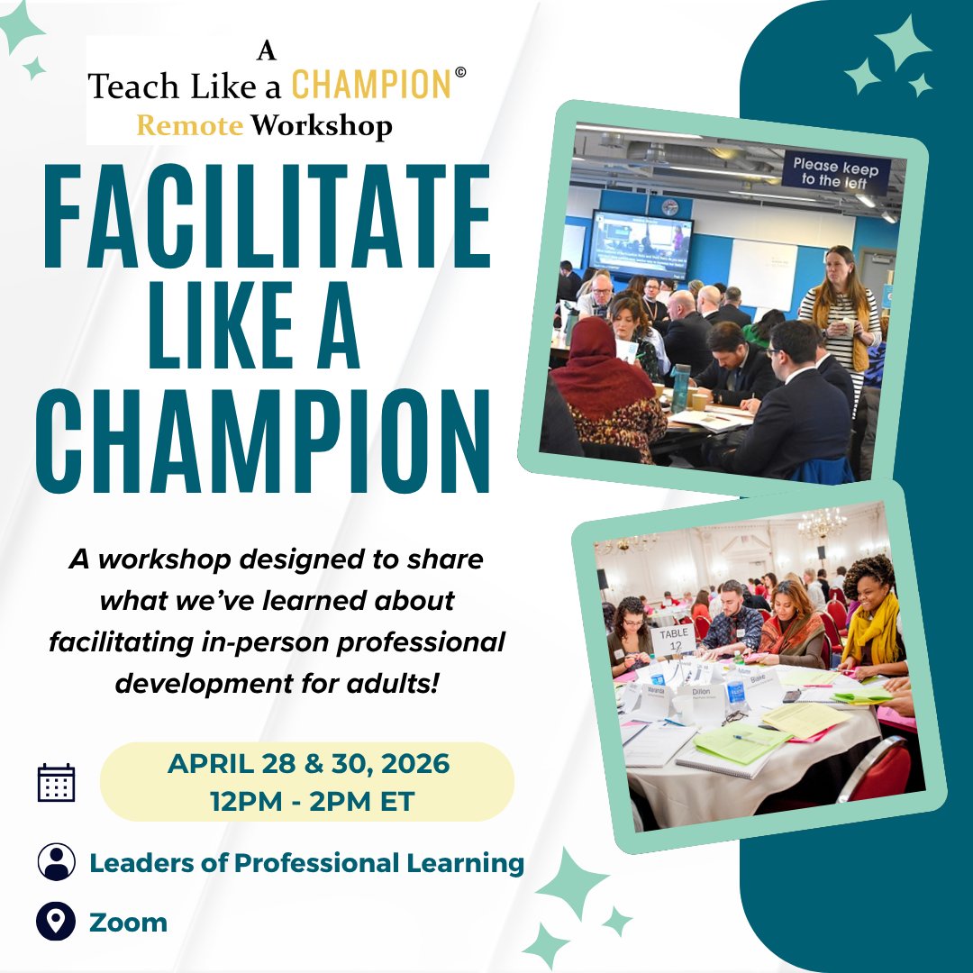 Teach Like a Champion tweet media