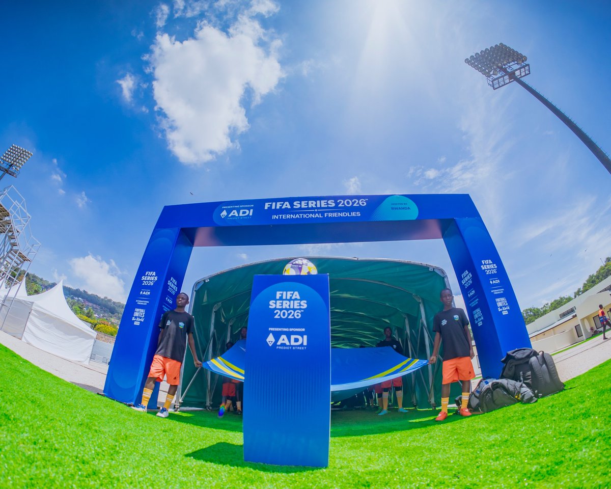Samishimwe's tweet photo. Wow, this is how Kigali Pele Stadium is ready to host the #FIFASERIES2026 Group B.
This stadium will host Group B, consisting of Aruba, Macau, Tanzania, and Liechtenstein.
#RwandaIsReady
#Rwanda https://t.co/FP5OSRRzfl
