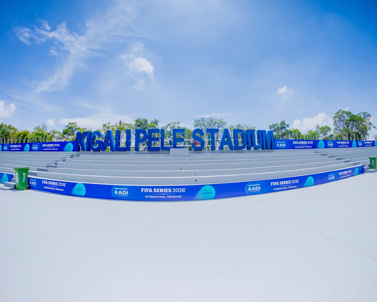 Samishimwe's tweet photo. Wow, this is how Kigali Pele Stadium is ready to host the #FIFASERIES2026 Group B.
This stadium will host Group B, consisting of Aruba, Macau, Tanzania, and Liechtenstein.
#RwandaIsReady
#Rwanda https://t.co/FP5OSRRzfl