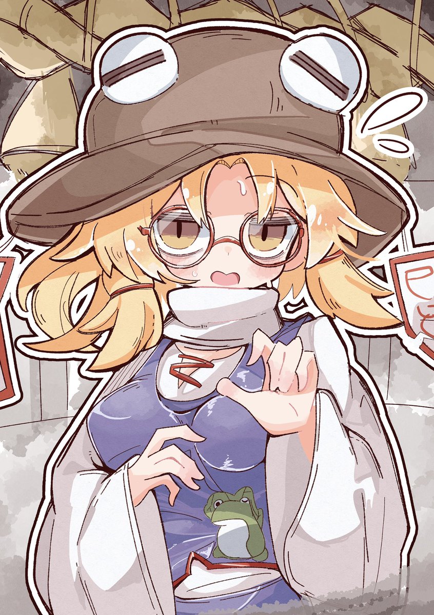 kurakurasiteru's tweet photo. 外に出て守矢に勧誘する引きこもり諏訪子様
#東方Projectㅤㅤㅤㅤ https://t.co/VRthqedjZv