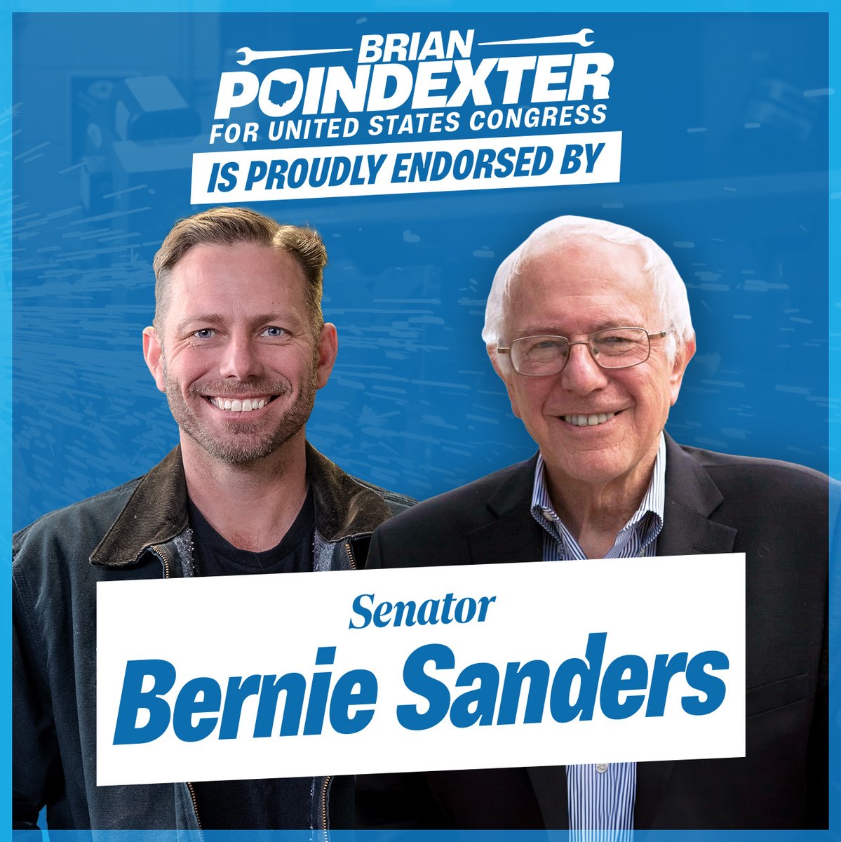 Brian Poindexter is an ironworker who has spent his life fighting for working people.

We need fighters like Brian who will stand up to corporate greed and never back down. 

I'm proud to endorse Brian Poindexter for Congress.