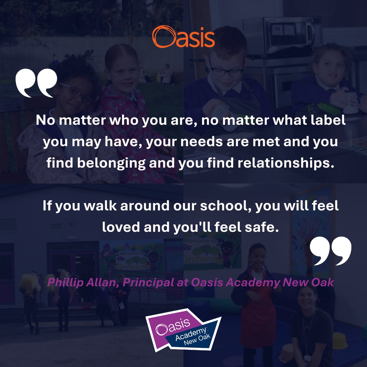 Oasis Academies tweet media