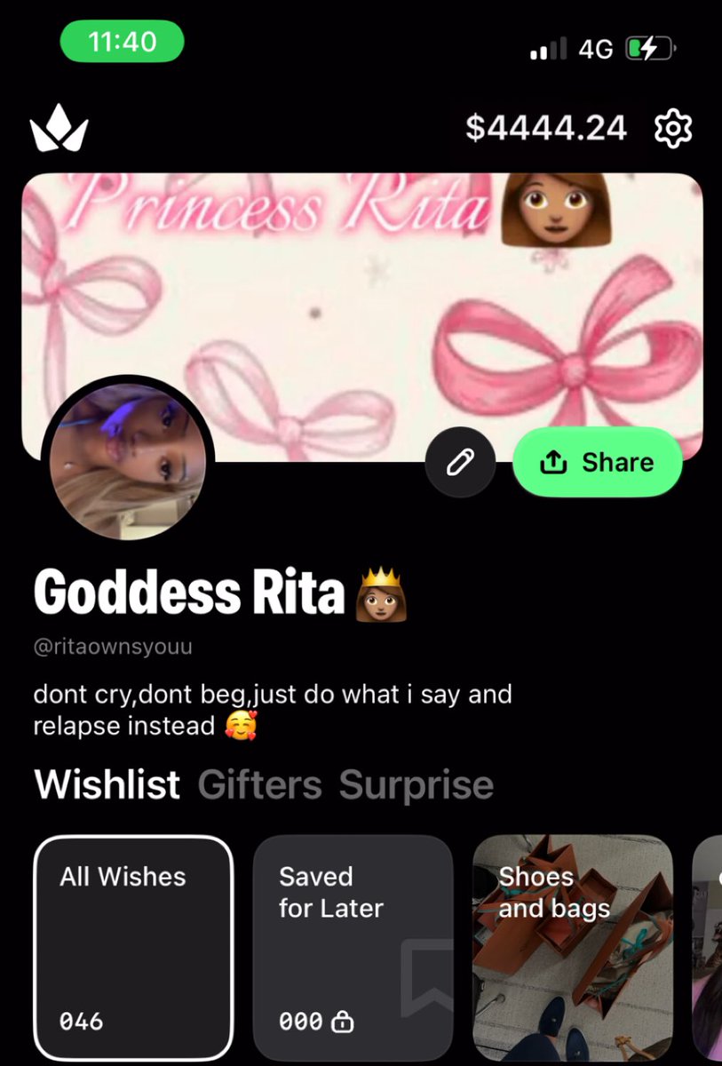 PRINCESS RITA👑(findom) tweet media