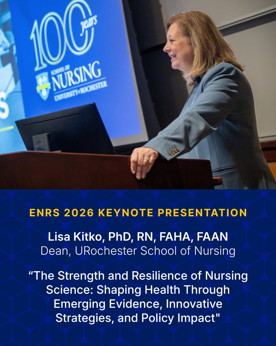 URochester_SON's tweet image. Happening now at #ENRS2026: Join us over breakfast as @DeanLisaKitko presents this year's keynote address on the strength and resilience of #NursingScience. #URochesterResearch