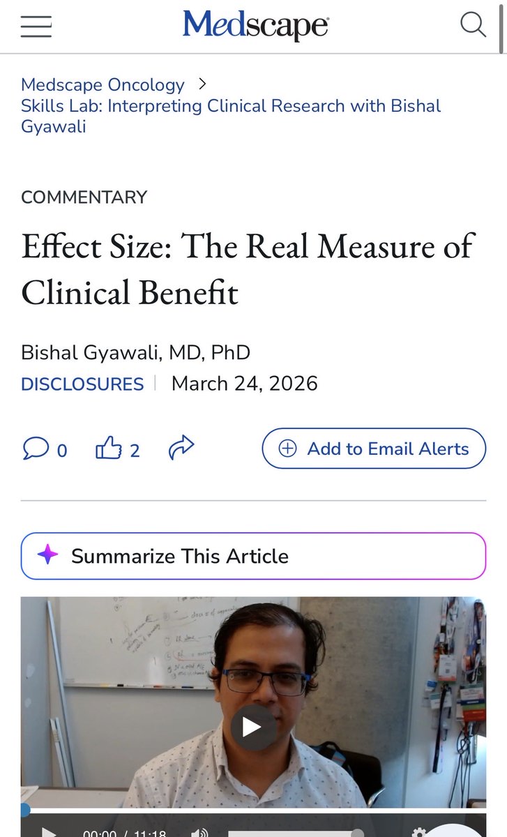 Bishal Gyawali, MD, PhD, FASCO tweet media