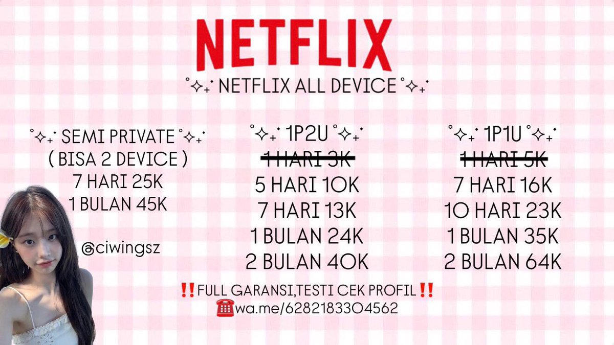 ciwingsz jual netf ♡ tweet media