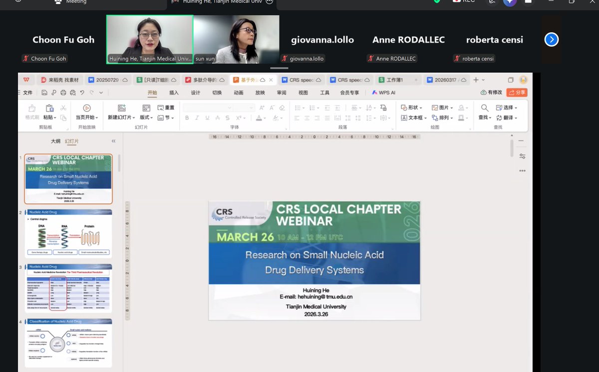 gohchoonfu's tweet image. Next we have Huining from #China on #nucleicacid delivery &amp;amp; Agnieszka from #Poland on #mucoadhesive #nanoparticle