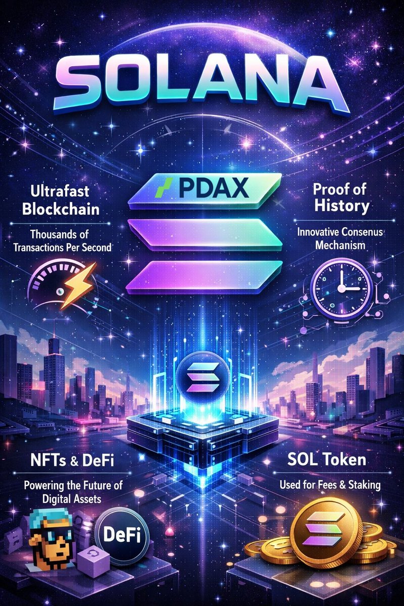 Haileystenn's tweet photo. Solana is one of the fastest blockchains in crypto, designed to handle thousands of transactions per second with low fees. ⚡

It uses a unique system called Proof of History to improve speed and efficiency.

@pdaxph @aextenxia @helen_abate3 @SonSpeedkic https://t.co/SUpHFCeJ9d