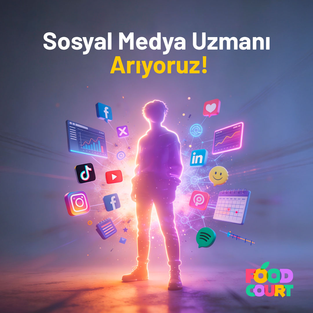 Sosyal Medya Uzmanı arıyoruz!

Hakkımızda

Food Court Reklam Ajansı olarak, Türkiye’nin sevilen fast food markalarına strateji, içerik ve büyüme odaklı sosyal medya ve konvansiyonel iletişim çözümleri sunuyoruz. Markaların sadece görünür olmasını değil, dijital dünyada güçlü bir