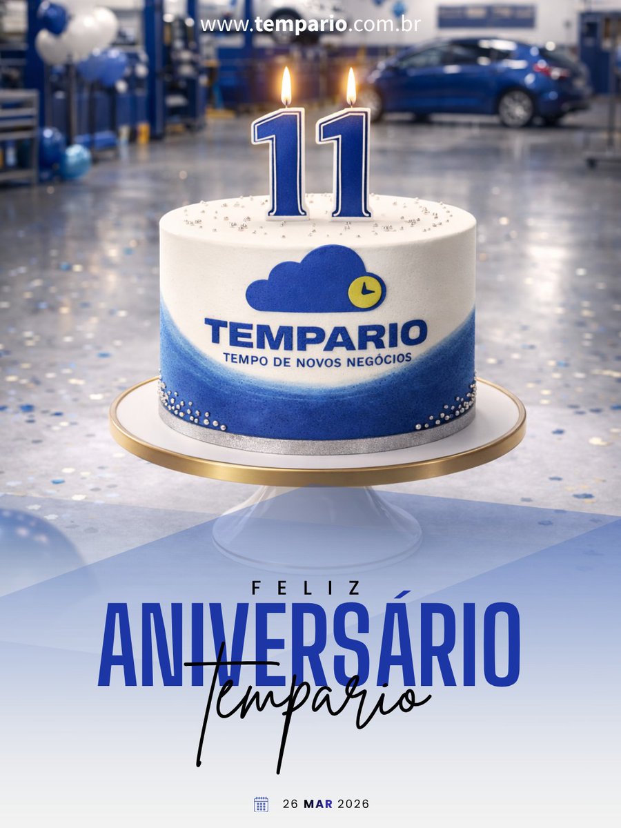 TemparioAuto's tweet photo. Hoje, celebramos nossos 11 anos de vida!

Celebramos cada oficina que saiu do improviso.
Cada serviço cobrado corretamente.
Cada profissional que decidiu fazer diferente.

Porque o tempo sempre teve valor.⏱️
Mas foi preciso mostrar como cobrar por ele. 💡

Parabéns, Tempario🚀🎂 https://t.co/Kxewrvv73u