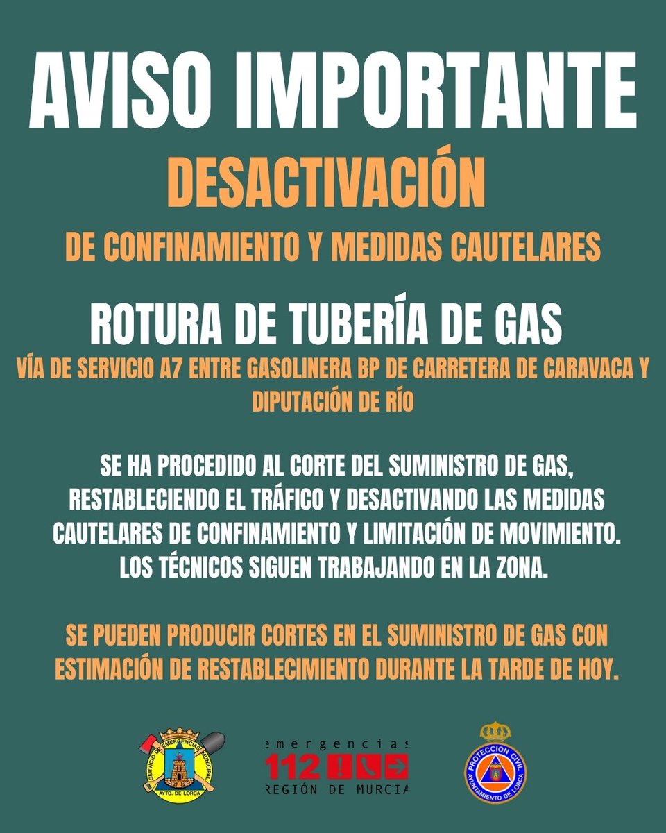 Serv. Emergencias y Protección Civil de Lorca tweet media