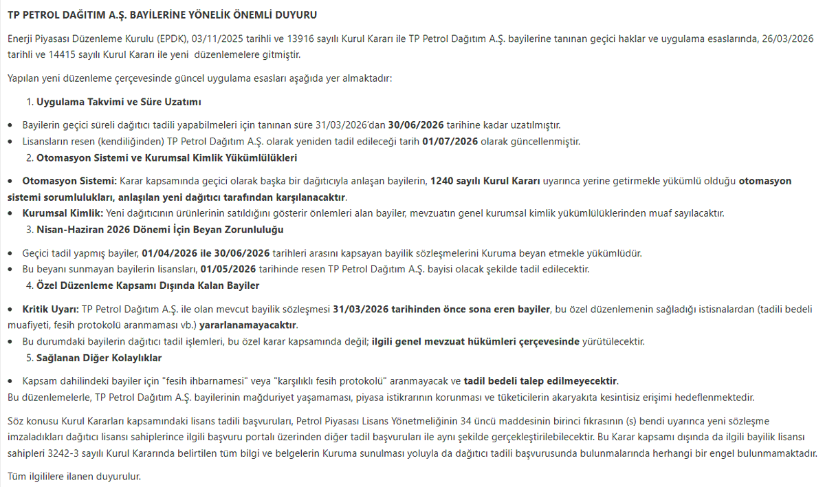 PÜİS - Petrol Ürünleri İşveren Sendikası tweet media