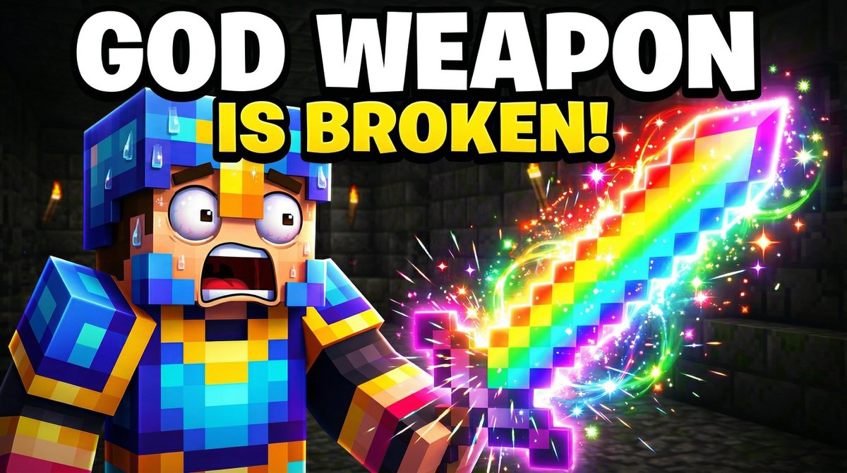 Krishna_495's tweet photo. Day 1/100
Can this go viral?

This Weapon BREAKS Minecraft.
Be honest. https://t.co/Sevhexbd1A