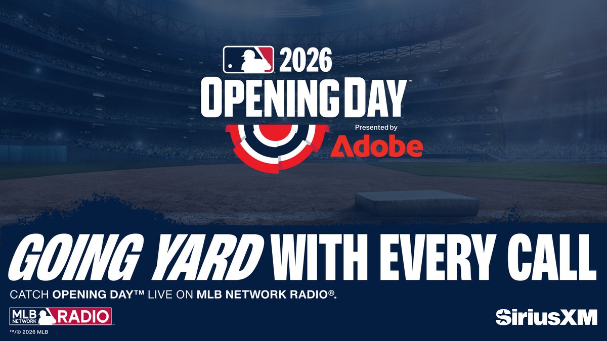 MLB Network Radio on SiriusXM tweet media