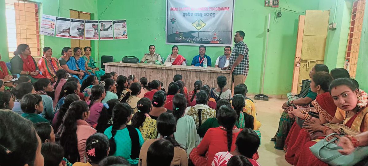 Road Safety Awareness program held on 26.03.2026 at Panchayat Office, Borigumma with  SHG members and adolescent girls in presence of BDO, Borigumma. RTO officials highlighted key road safety rules, while the Red Cross Society provided  First Aid Training  <a href="/STAOdisha/">State Transport Authority, Odisha</a> <a href="/CTOdisha/">ବାଣିଜ୍ୟ ଓ ପରିବହନ ବିଭାଗ । Commerce & Transport</a>