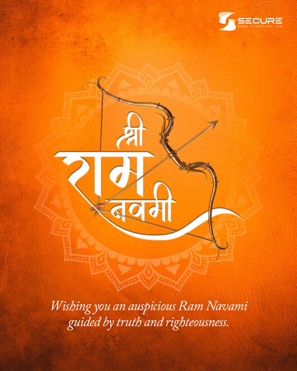 secureedgefin's tweet photo. Celebrate the spirit of righteousness, courage, and devotion this Ram Navami 🏹

May Lord Ram guide you towards truth, strength, and success in every step you take.

#RamNavami #JaiShriRam #FestiveVibes #IndianFestivals #SpiritualGrowth #SecureEdge https://t.co/FbQXPxK2uy
