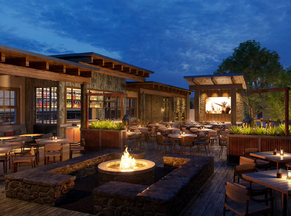 shilonikelle's tweet photo. Sink your incisors into a juicy tomahawk steak, Taylor Sheridan’s favorite cut, at the new Cattlemen’s Steak House — a legendary hangout in the Fort Worth Stockyards now transformed by the Yellowstone creator.

The new patio is my favorite part!

https://t.co/E65QHe3MJI https://t.co/YFXBfTtLl1