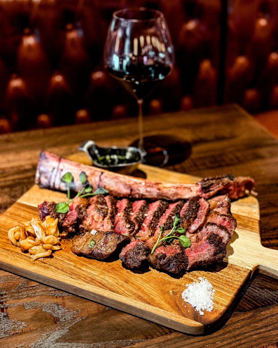 shilonikelle's tweet photo. Sink your incisors into a juicy tomahawk steak, Taylor Sheridan’s favorite cut, at the new Cattlemen’s Steak House — a legendary hangout in the Fort Worth Stockyards now transformed by the Yellowstone creator.

The new patio is my favorite part!

https://t.co/E65QHe3MJI https://t.co/YFXBfTtLl1