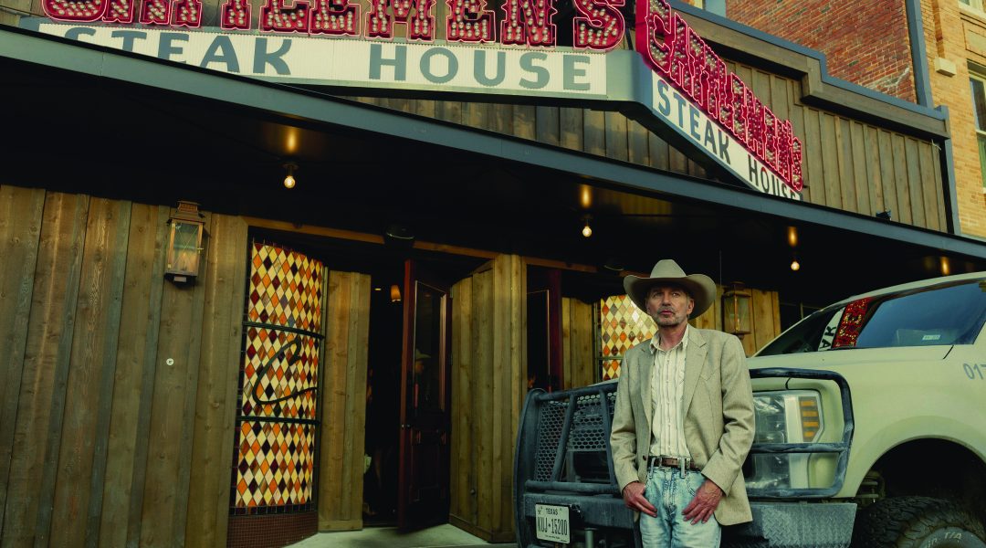 shilonikelle's tweet photo. Sink your incisors into a juicy tomahawk steak, Taylor Sheridan’s favorite cut, at the new Cattlemen’s Steak House — a legendary hangout in the Fort Worth Stockyards now transformed by the Yellowstone creator.

The new patio is my favorite part!

https://t.co/E65QHe3MJI https://t.co/YFXBfTtLl1