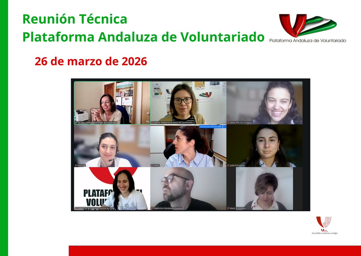 Plataforma Andaluza de Voluntariado tweet media