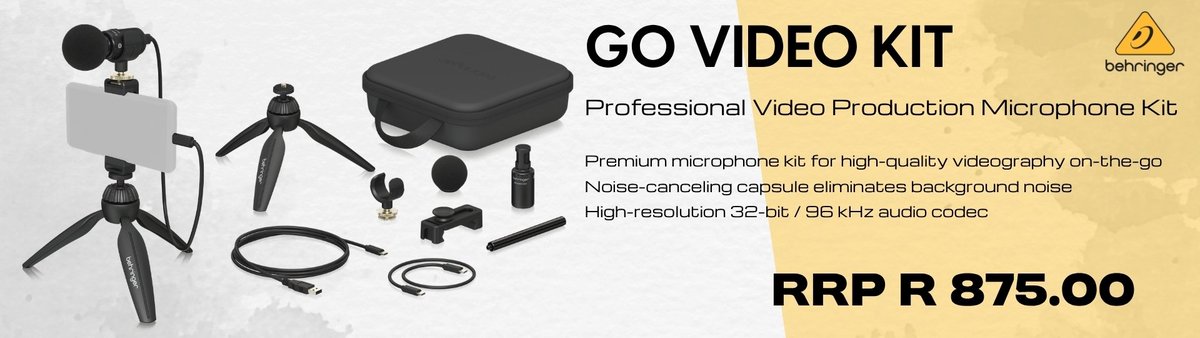 New Arrivals: Behringer Go Cam Wireless &amp; Go Video Kits