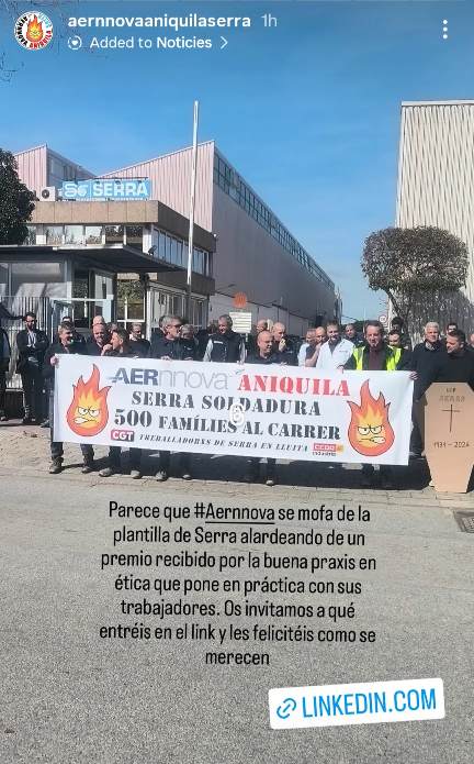 igni1974's tweet image. #aernnovaaniquilaserra #aernnova