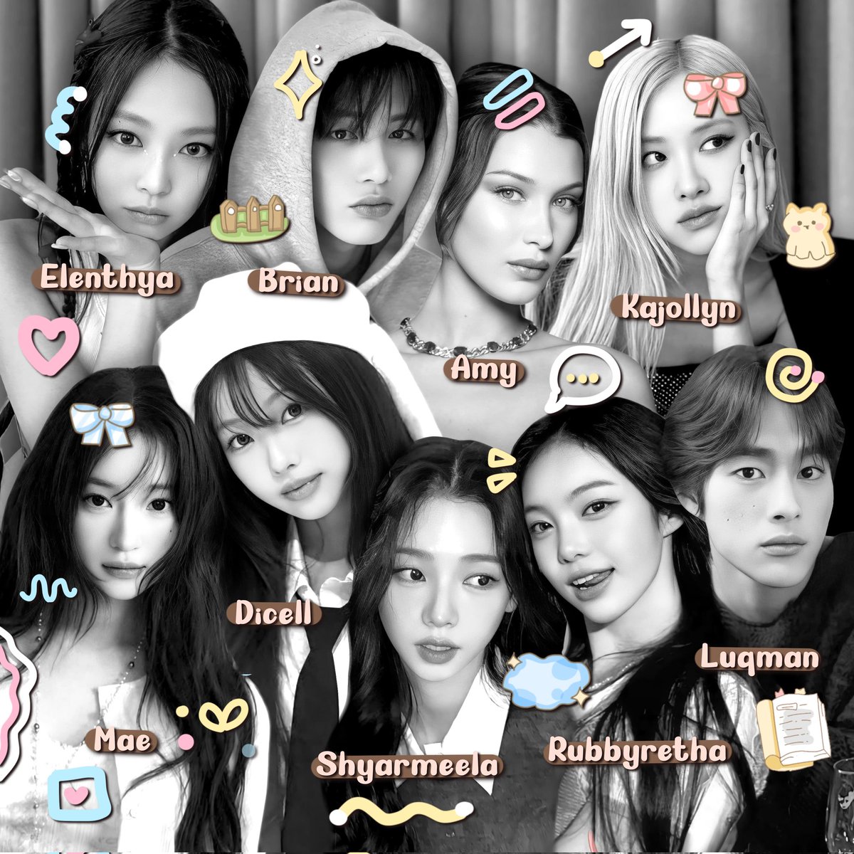 Table for nine. 🤍