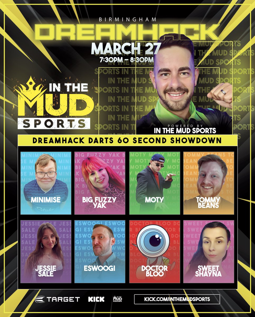 InTheMudSports 🎯 DREAMHACK BHM tweet media