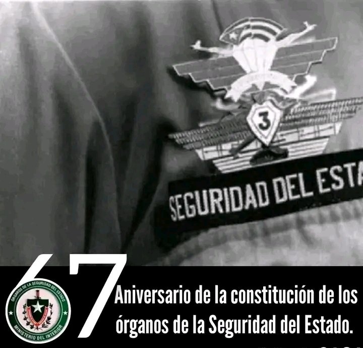 Desde #CienfuegosXMásVictorias deseamos muchas felicidades a los jefes y combatientes de los Órganos de la Seguridad del Estado en el aniversario de su fundación.