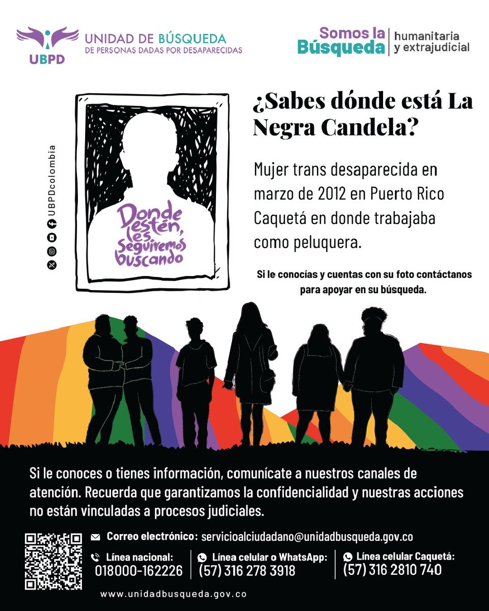 Unidad de Búsqueda de Personas Desaparecidas tweet media